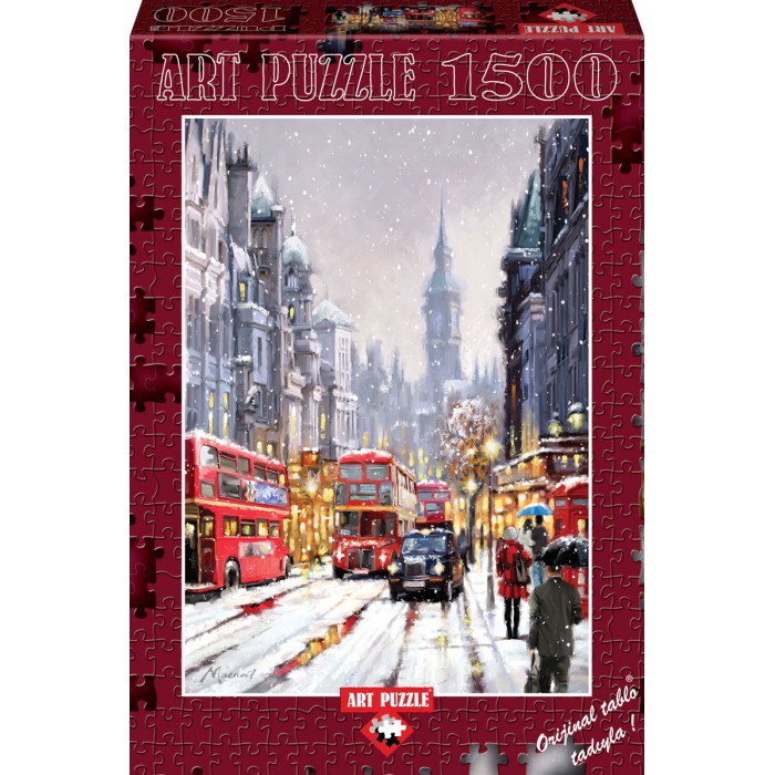 Whitehall in Snow 1500 piece jigsaw puzzle