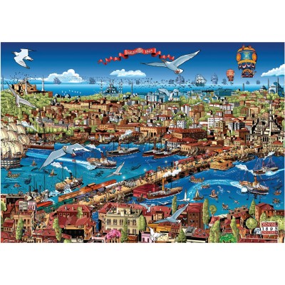 Puzzle Istanbul 1895 Perre Anatolian 4921 3000 Pieces Jigsaw Puzzles