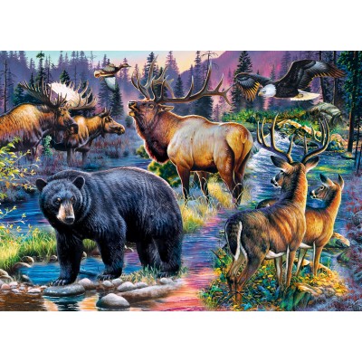 Puzzle Wild Living Master-Pieces-71940 1000 pieces Jigsaw Puzzles - Forest  Animals - Jigsaw Puzzle