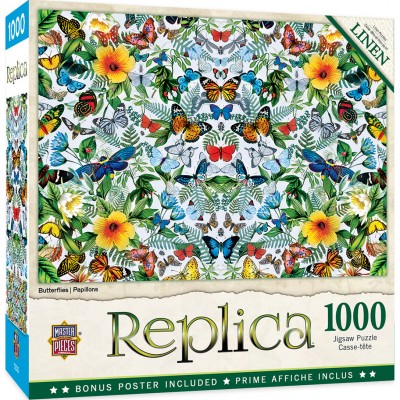 Puzzle Butterflies Master-Pieces-72102 1000 Pieces - Jigsaw Puzzle