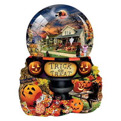 Puzzle XXL Pieces Lori Schory Halloween Globe Sunsout 96064 1000