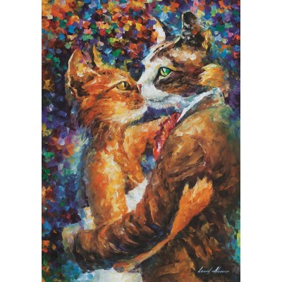 cat art puzzle