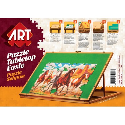 Puzzle Table Top - 100 to 1,500 pieces Art-Puzzle-908 Trays and