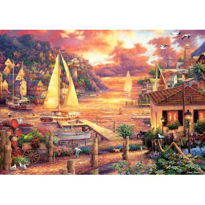 Puzzle Chuck Pinson - Golden Sea Art-Puzzle-5524 3000 pieces