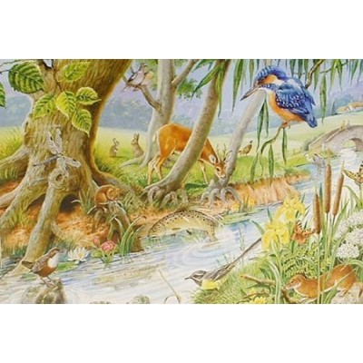 By The Riverbank XXL Teile Puzzle The House of Puzzles 250 Teile 56930 