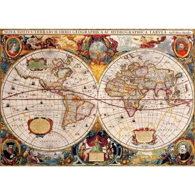 Ravensburger - Puzzle Adulte - Puzzle 1500 p - Mappemonde 1594 - 16381