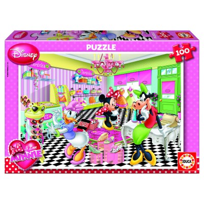 XXL Pieces - Neon Puzzle - Minnie Dino-39418 100 pieces Jigsaw Puzzles -  Other Disney - Jigsaw Puzzle
