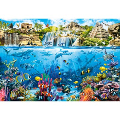 Puzzle Paradise Cove Castorland-300396 3000 pièces Puzzles - Animaux marins