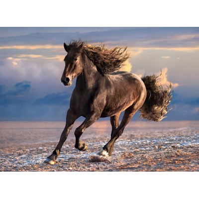 The Desert Horses Wooden Jigsaw Puzzle 10.000 Piece Puzzle for