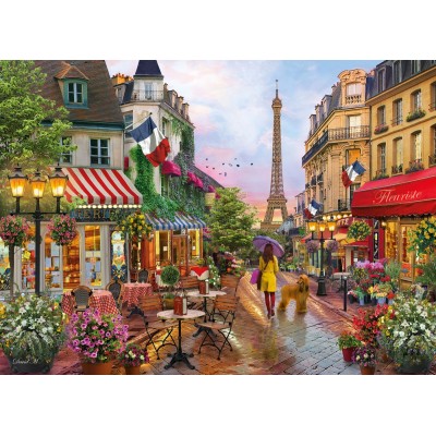 Puzzle Flowers in Paris Clementoni-39482 1000 pieces Jigsaw