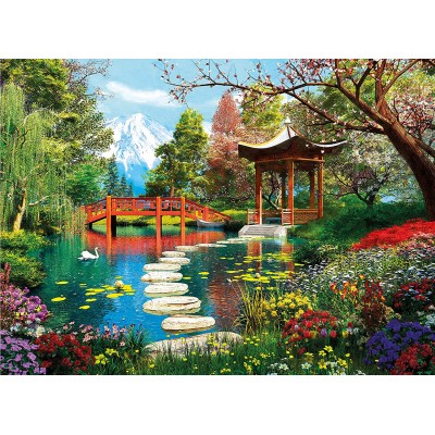 Clementoni 39513 Fuji Garten Japan-1000 Teile Puzzle Collection