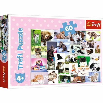 Trefl 60 Piece Jigsaw Puzzle For Kids cat's world 