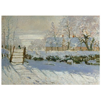 Wentworth-730904 Wooden Puzzle - Claude Monet - The Magpie