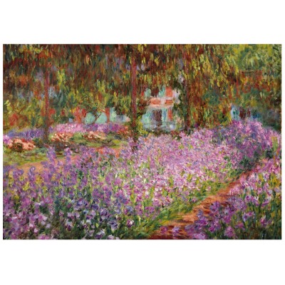 Wentworth-741004 Wooden Puzzle - Claude Monet - The artist's garden in Giverny