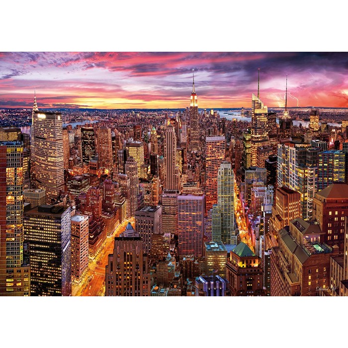 Wentworth-831705 Wooden Puzzle - Manhattan Skyline
