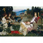   Wooden Puzzle - John William Waterhouse - Saint Cecilia