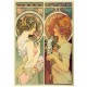 Wooden Puzzle - Mucha Alfons - Feather & Cowslip