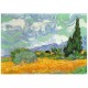Wooden Puzzle - Van Gogh - Wheat Field with Cypresses