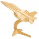 3D Wooden Jigsaw Puzzle - Fighter Jet Construction Kit