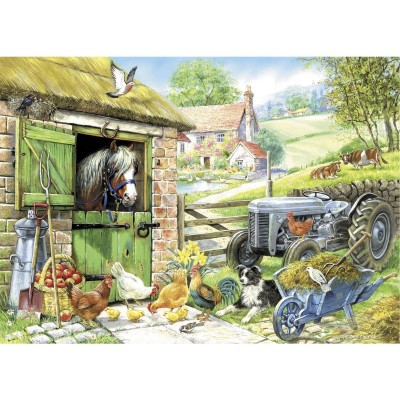 Puzzle The-House-of-Puzzles-1394 XXL Pieces - Down On The Farm