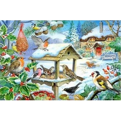 Puzzle The-House-of-Puzzles-1400 XXL Pieces - Feed The Birds