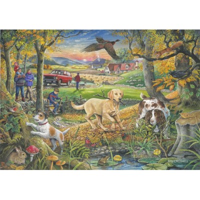Puzzle The-House-of-Puzzles-2407 XXL Pieces - Evening Walk