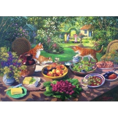 Puzzle The-House-of-Puzzles-2414 XXL Pieces - Garden Party