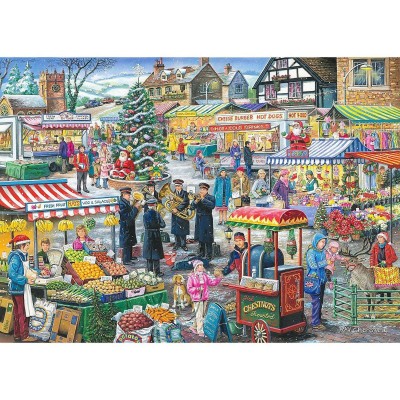 Puzzle The-House-of-Puzzles-2971 Find the Differences No.5 - Festive Market