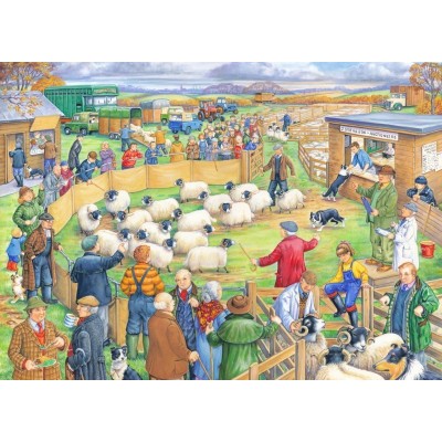 Puzzle The-House-of-Puzzles-3039 XXL Pieces - Sheep Sale