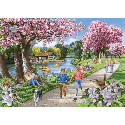 Puzzle The-House-of-Puzzles-4326 XXL Pieces - Apple Blossom Time