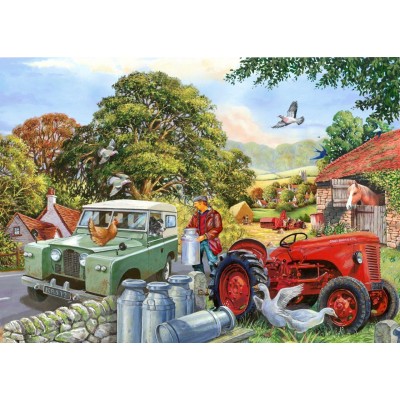 Puzzle The-House-of-Puzzles-4340 XXL Pieces - Bob & His Dog