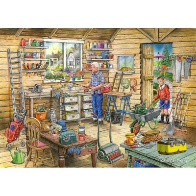 Puzzle The-House-of-Puzzles-4500 Find the Differences No.14 - Fred's Shed