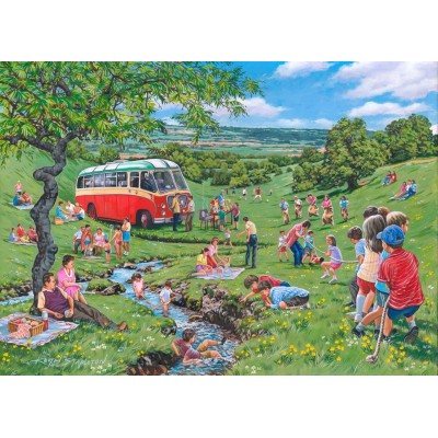 Puzzle The-House-of-Puzzles-4821 XXL Pieces - Darley Collection - Sunday Picnic