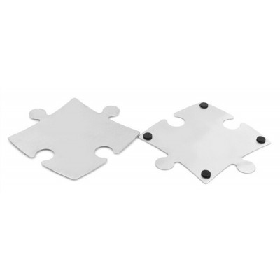 Puzzle Cook-005 4 Metal Coasters
