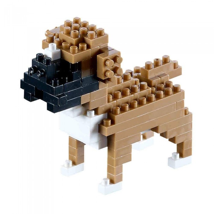 Brixies-58457 3D Nano Puzzle - Boxer