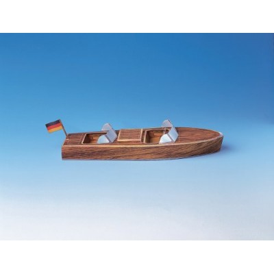 Puzzle Schreiber-Bogen-550 Cardboard Model: Outboard Boat