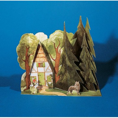 Puzzle Schreiber-Bogen-620 Carton Model: Story Universe: Little Red Riding Hood