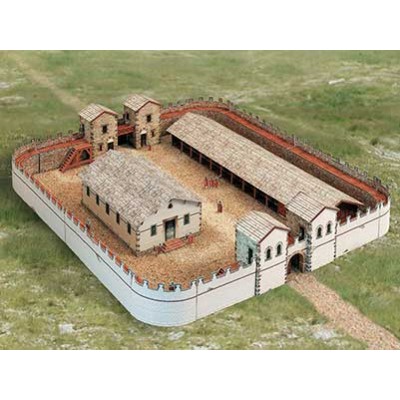 Puzzle Schreiber-Bogen-626 Carton Model: Roman Fort