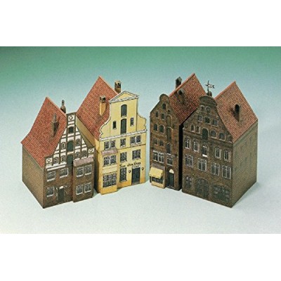 Puzzle Schreiber-Bogen-662 Cardboard Model: 4 Houses from Lüneburg II
