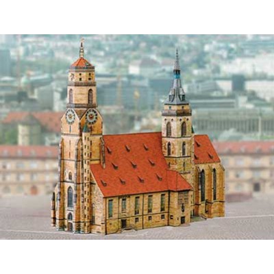 Puzzle Schreiber-Bogen-664 Cardboard Model: Collegiate Church Stuttgart