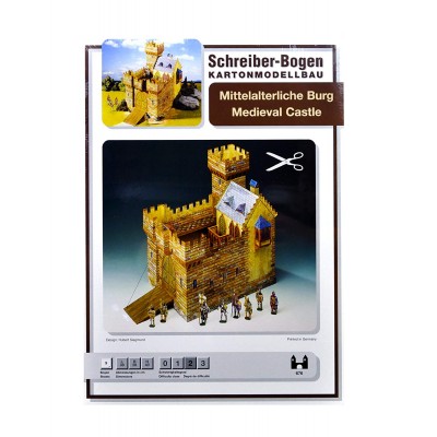 Puzzle Schreiber-Bogen-676 Cardboard Model: Medieval Castle