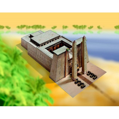 Puzzle Schreiber-Bogen-711 Cardboard Model: Egyptian Temple