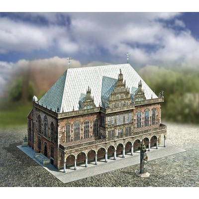 Puzzle Schreiber-Bogen-720 Cardboard Model: Bremen Old Town Hall