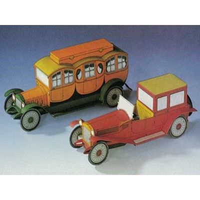 Puzzle Schreiber-Bogen-72236 Cardboard Model: ALFA Lambda 1925 Touring Carriage