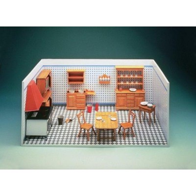 Puzzle Schreiber-Bogen-72469 Cardboard Model: Old kitchen