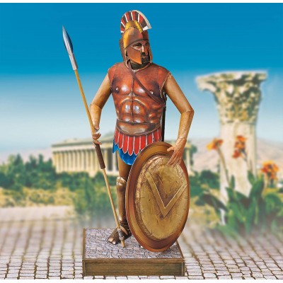 Puzzle Schreiber-Bogen-727 Cardboard Model:  Soldier in Ancient Greece