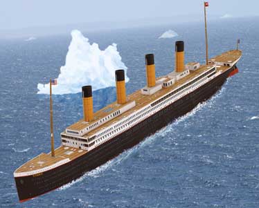 Puzzle Schreiber-Bogen-782 Cardboard Model: Titanic for Kids