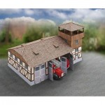 Puzzle   Cardboard Model: Fire Station