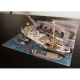 Cardboard Model: Hamburg Harbor Diorama