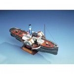 Puzzle   Cardboard Model: Paddle Steamer Tugboat 